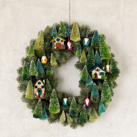 One Hundred 80 Degrees - Gnome Wreath - 20"