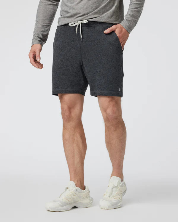 Vuori - Ponto Performance Short 7" - Charcoal Heather