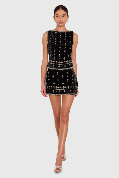 Amanda Uprichard - Ines Top - Black
