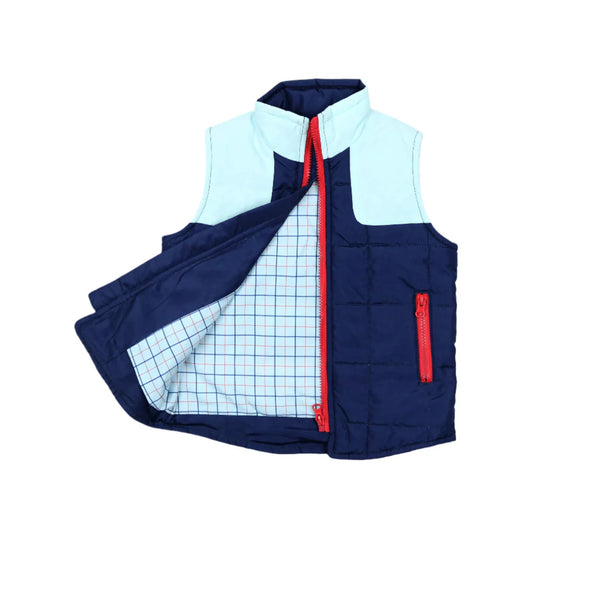 Blue Quail - Quilted Vest