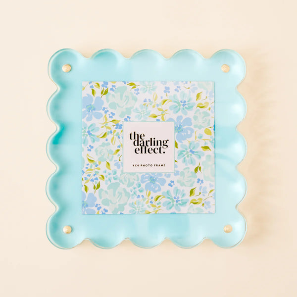 The Darling Effect - Square Scalloped Acrylic Frame