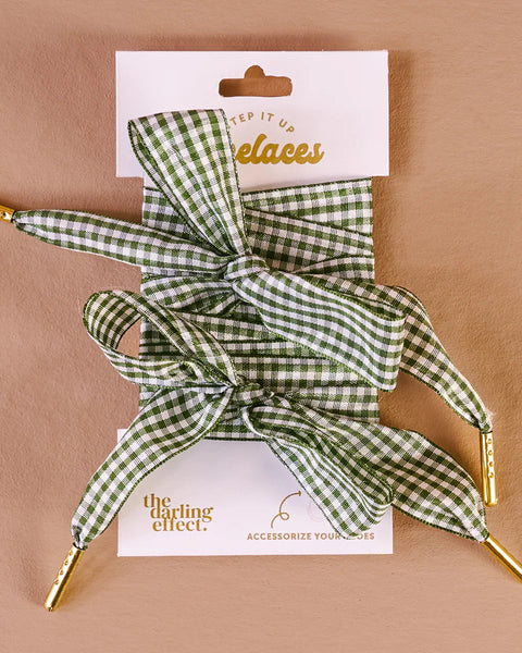 The Darling Effect - Step it Up Shoelaces - Gingham
