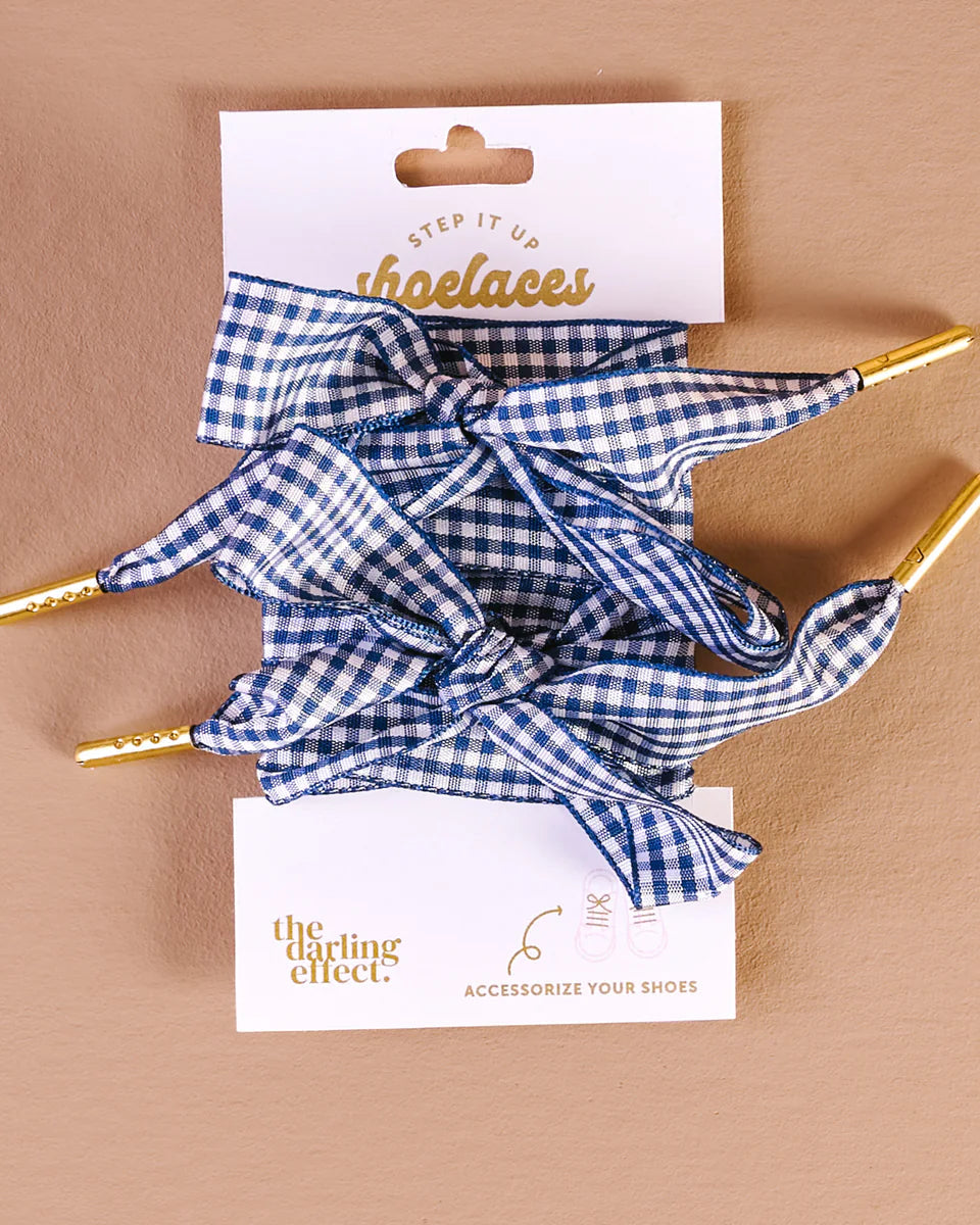 The Darling Effect - Step it Up Shoelaces - Gingham