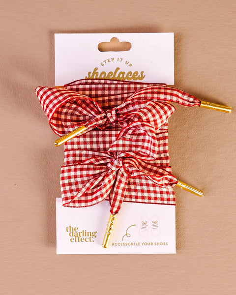 The Darling Effect - Step it Up Shoelaces - Gingham