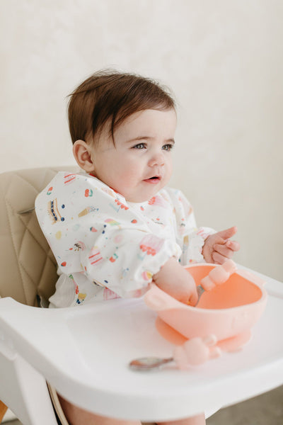 Loulou Lollipop - Long Sleeve Waterproof Bib Sweet Treats