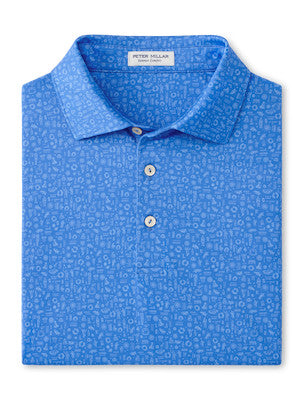 Peter Millar - Toga Party Performance Jersey Polo - Blue Sea