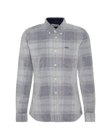 Barbour - Blair Tailored Tartan Cord Shirt - Blue Granite