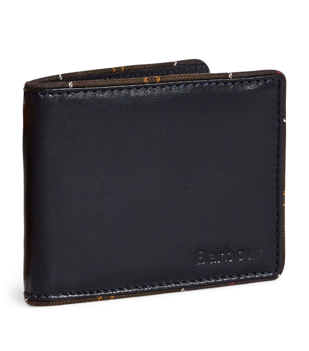 Barbour- Chatton Leather Wallet- Navy