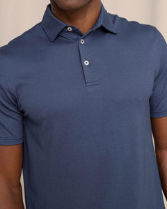 Southern Tide - Belfair Performance Polo - Light Indigo