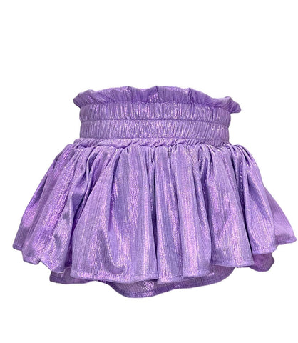Lola & The Boys - Lavender Metallic Skirt
