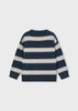 Mayoral - Striped Knits Sweater - Eclipse Heather