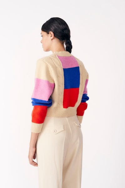 Deluc - Brinsley Colorblock Sweater - Multicolor