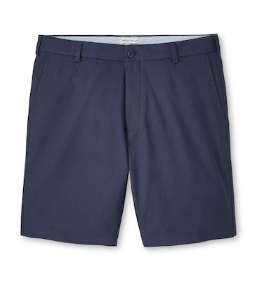 Peter Millar Salem Houndstooth Performance Short - Navy