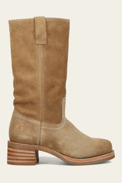 Frye - Campus 12R - Tan Buck