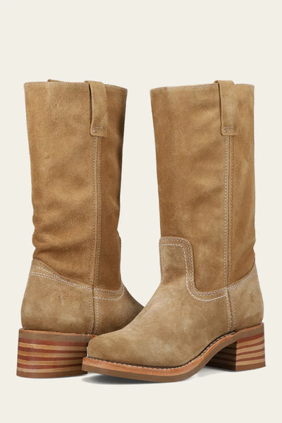Frye - Campus 12R - Tan Buck