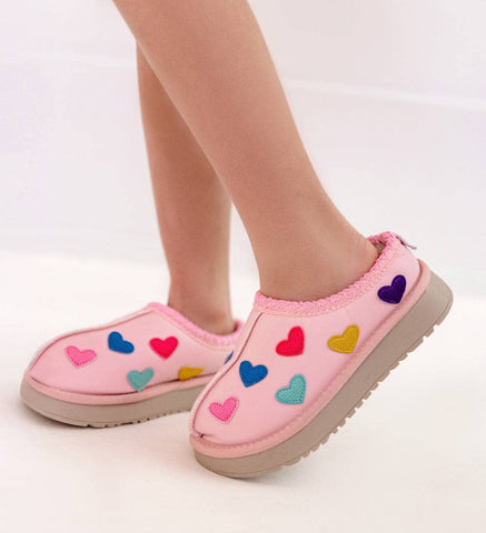 Lola & the Boys - Candy Heart Sherpa Booties