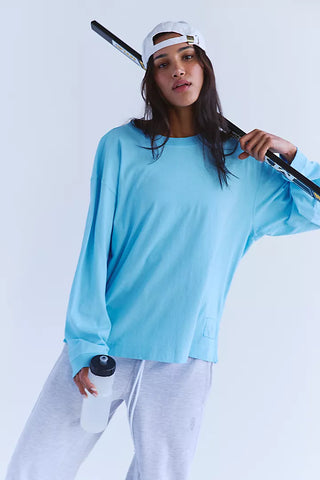 Free People - Hustle Layer - Bright Blue
