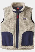 Patagonia - K's RetroX Vest- Natural Classic Navy