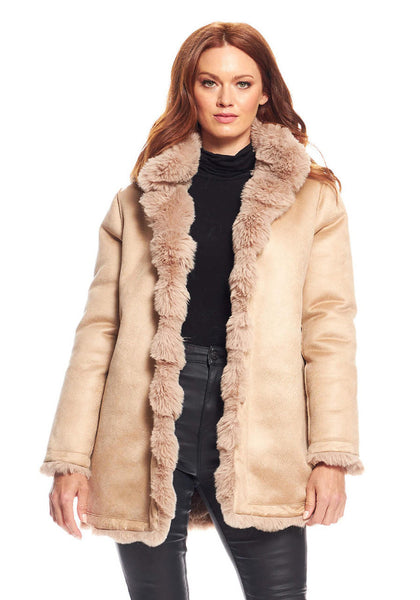 Fabulous Furs - Rainer Reversible Mink Coat - Camel