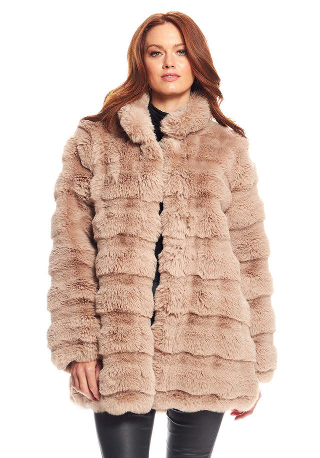 Fabulous Furs - Rainer Reversible Mink Coat - Camel