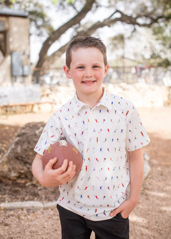 Blue Quail - Performance Polo Shirt - First Down