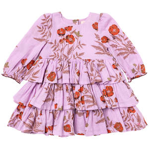 Pink Chicken - Fleur Dress - Lavender Poppy