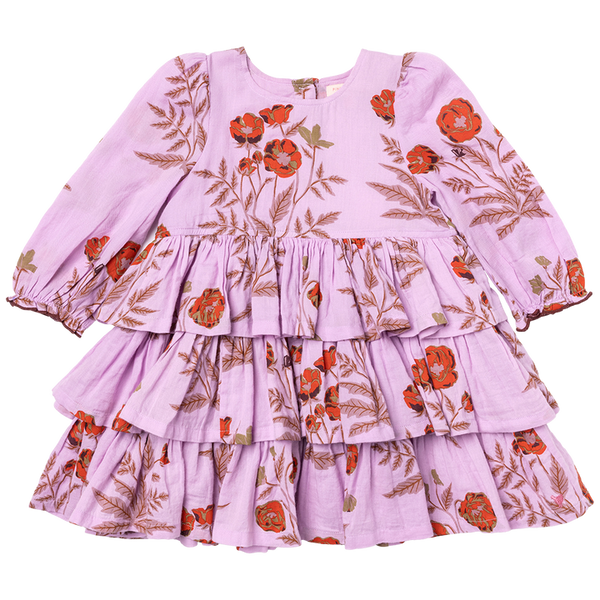 Pink Chicken - Fleur Dress - Lavender Poppy