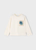 Mayoral - Flower Crochet Shirt - Macchiato