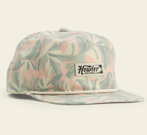 Howler - Unstructured Snapback hats - Monstera Mash - Sherbert