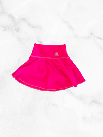 Yoga Baby - Hot Pink Tennis Skirt
