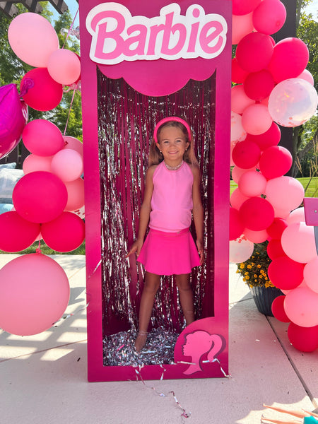 Yoga Baby - Hot Pink Tennis Skirt