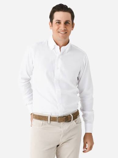 Peter Millar - JourneyMan Sport Shirt - White