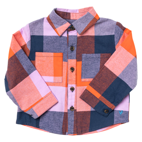 Blue Rooster - Jack Shirt - Navy & Orange