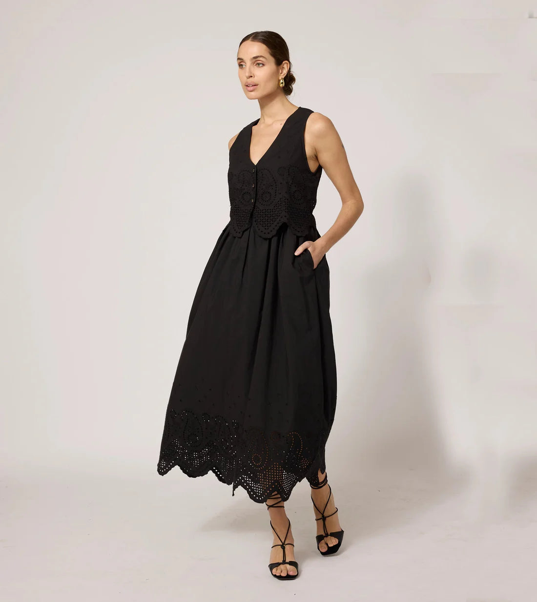 Cleobella - Julie Midi Dress - Black Cleobella - Julie Midi Dress - Black