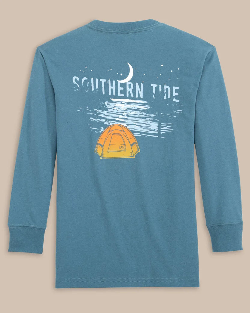 Southern Tide - Y Coastal Camping Tee - Sea Blue