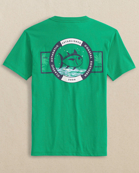 Southern Tide- Y Starry Seas Tee- Simply Green