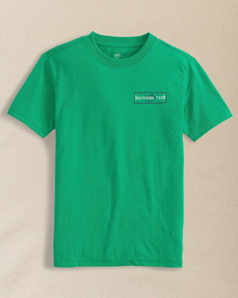 Southern Tide- Y Starry Seas Tee- Simply Green