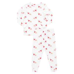 Pink Chicken - Kids Bamboo PJ Set - Small Santas