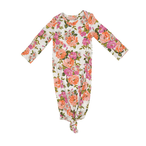 Angel Dear - Wild Rose Floral Knotted Gown - Pink