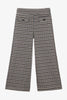 Mayoral - Long Sleeve Peter Pan Collar Polo w/ Houndstooth Pants - Soy