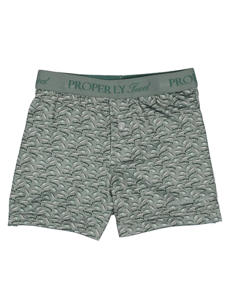 Properly Tied Boys Inlet Boxer- Terra Camo, Antlers, Flock, Pointer, Fresh Catch
