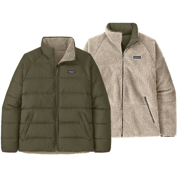 Patagonia - M's Reversible Silent Down Jacket - Basin Green