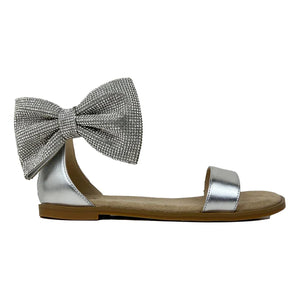 Yosi Samra - Miss Cambelle Bow Silver Metallic