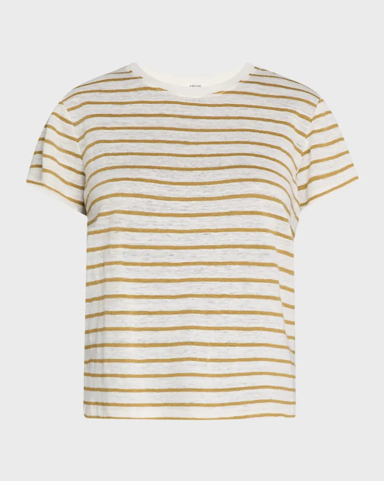 Frame - Linen Baby Tee - Toffee