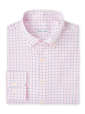 Peter Millar - Caspian Perfect Pinpoint Cotton-Stretch Sport Shirt - Palmer Pink