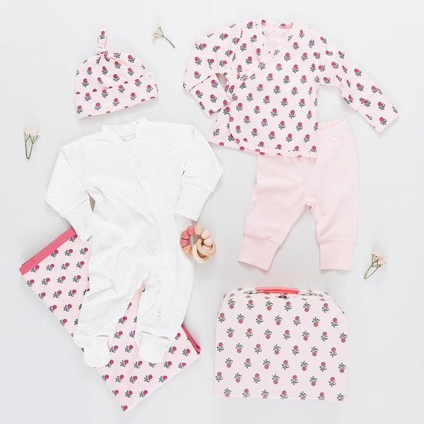 Pink Chicken - Nesting Box Baby Take Home Set