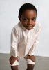 Mayoral Peach Stripe Button down