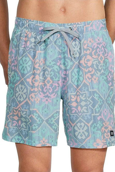Saxx 5' Blue Swim Arabesque