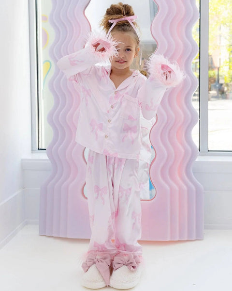 Lola & the Boys - Pretty in Bows Silky Set