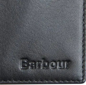 Barbour- Colwell Leather Billfold Wallet- Black